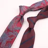 Linbaiway 7cm Men's Paisley Floral Ties For Men Handmade Polyester Necktie Wedding Neck Tie For Business Cravats Custom LOGO ► Photo 3/6