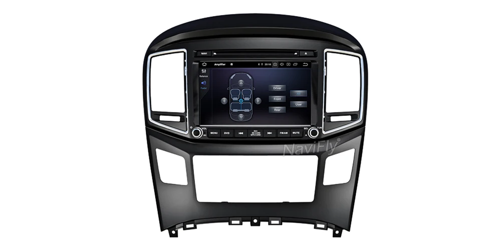 Perfect NaviFly 8Core Android9.0 Car Multimedia player radio for Hyundai H1 2016 with BT wifi ipod gps navigator DVD DVR view camera 24