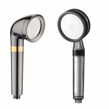 

Hand Held Shower Head Filter Water Pressure Boost Detachable Bathroom Showerhead 57BB