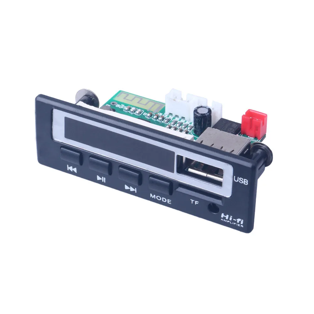 Плата декодера MP3 WMA WAV 12 В беспроводной аудиомодуль с поддержкой Bluetooth 5 0 цветной