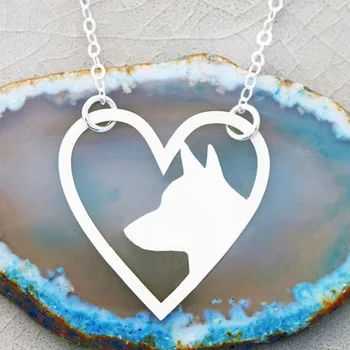 

Heart Dog Necklace New Listing Necklaces Jewelry for Can Custom Made Name YP7556