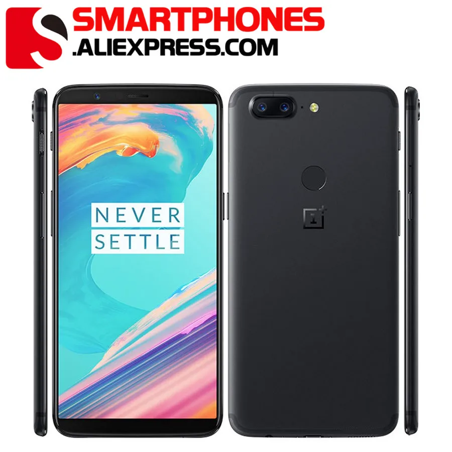 Oneplus 5 T A5010 FHD дисплей 6 01 дюйма ГБ ОЗУ 64 Гб ПЗУ Восьмиядерный Snapdragon 835 20 Мп + 16 МП