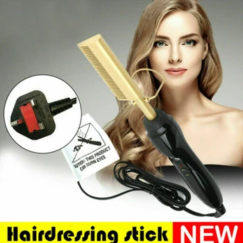 

Multi Plug Electric Beard/Hair Straightener Brush Comb Hot Tools Hair Flat Curling Iron Auto Hair Massager Styling Tools Brush