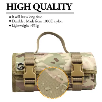 

Tactical Lightweight Roll-Up Shooting Mat Non-padded Hunting Rifle Cleaning Mat Shooting Accessories