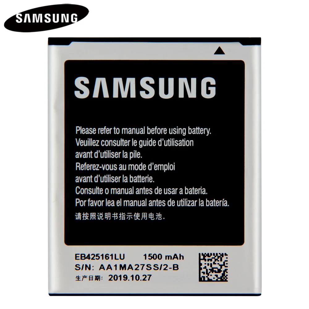 Оригинальный аккумулятор EB425161LU для Samsung J1 MINI Prime i8160 2016 SM J105H J120A F J1ACE 2 ACE3 ACE 4 G313H/м J110F