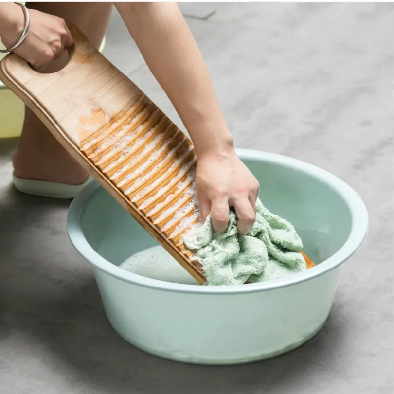 

Solid bamboo material anti-skid board laundry washboard for laundry wash board cap washer wasbord hand wash clothes