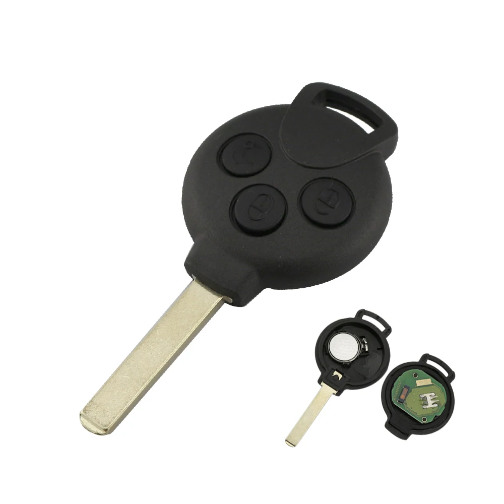 Chiave per auto remota YIQIXIN adatta per Mercedes Benz Smart Fortwo 451 City Roadster Forfour Cabrio coupé 3/4 pulsante 315/433Mhz 7941 ID46 - Hef62b451466842369edc2bed6373488fQ