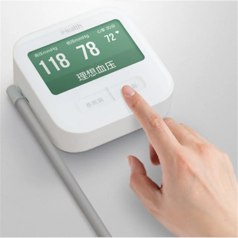  Xiaomi iHealth Smart Blood Pressure Monitor WiFi Control Arm Sphygmomanometer 4.3inch Screen WeChat