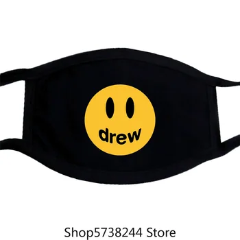 

Drew House Justin Bieber Mascot Mask-S-Xxl Washable Reusable Mask for Unisex Black