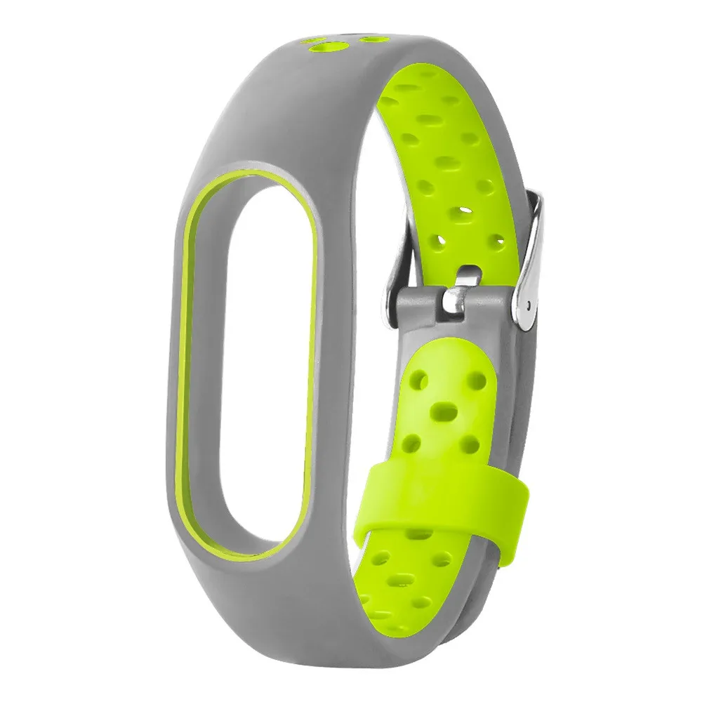 Light Green Водонепроницаемый браслет для Xiaomi mi, 2 ремешка, силиконовый ремешок для mi Band 2, браслет на запястье, вентилируемый ремешок#50 - Цвет: Light Green