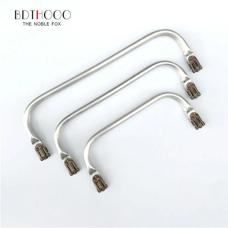 10PCS 16cm 18cm 20cm 25cm 30cm 40cm 3 Colour Doctor Metal Bag Frame Handle For Bag Bag