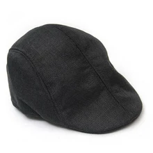 Женская Мужская кепка, плоский льняной берет, Duckbill, гольф, для вождения, для путешествий, кепка s, Boina, модный газетный берет, шапка, осень и зима