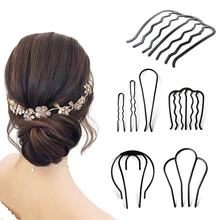 Fashion Women Hairpin Twist Styling Clip Stick Bun Maker DIY Hair Braiding Tools Hair Accessories Braider Hairstyle Tool