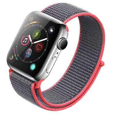 color 12 Нейлоновый ремешок для часов Apple watch Series 3 2 1 38 мм 42 мм ремешок дышащая сменная Спортивная петля для iwatch series 5 4 44 мм 40 мм - Цвет ремешка: color 12