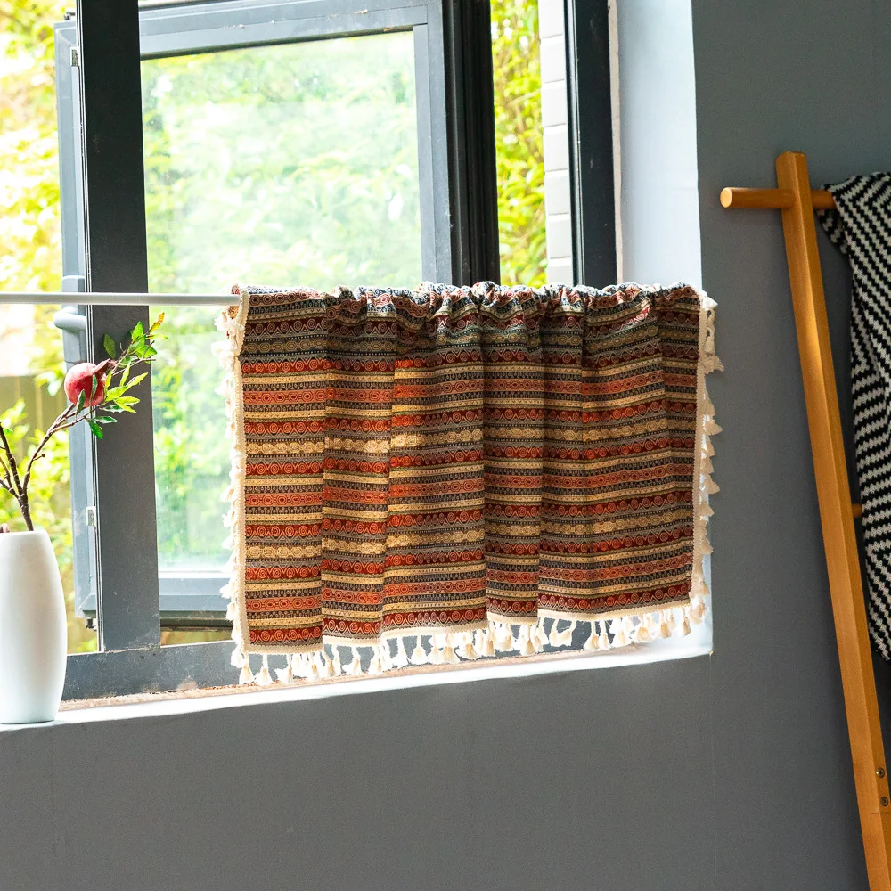 Stripes, Bordado, Curto, Casa, Decoração da Sala, Cozinha, Café