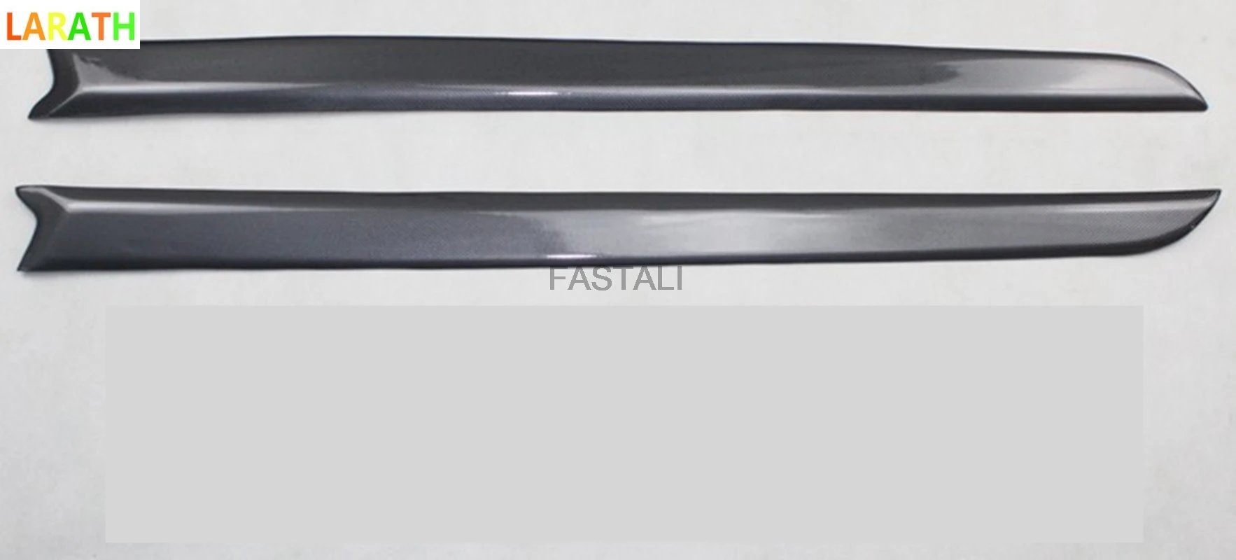 Для mitsubishi lancer 2010 2011 2012 корпус из углеродного волокна молдинг боковой двери