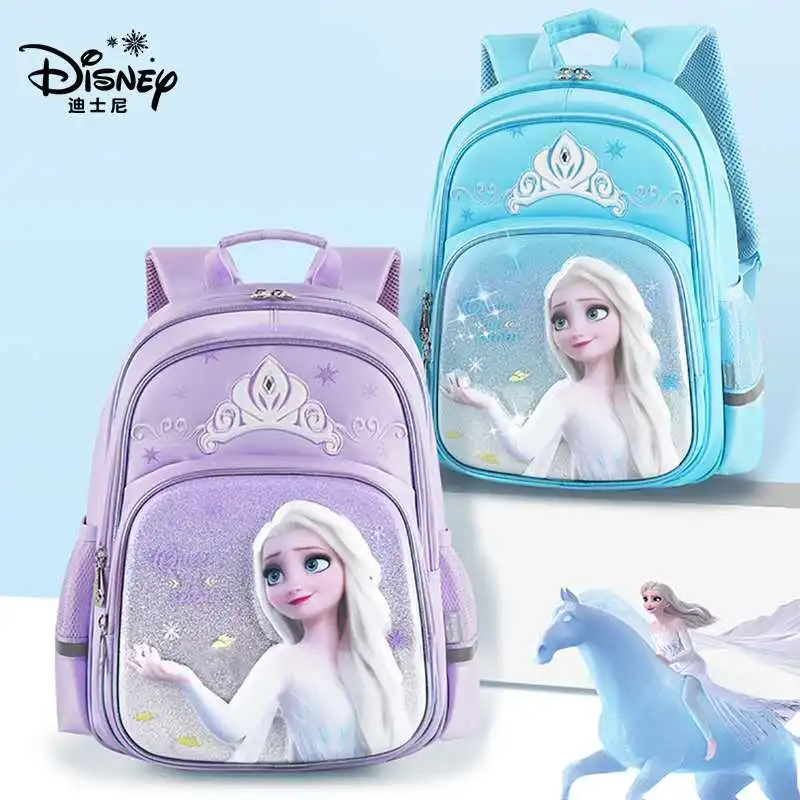 Школьные ранцы Disney Frozen для девочек водонепроницаемые Рюкзаки на плечо учеников