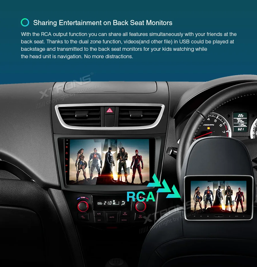 XTRONS 9 ''ips Android 9,0 DSP Автомобильный мультимедийный стерео радио плеер для SUZUKI SWIFT 2011 2013- Ertiga 2012 gps без DVD