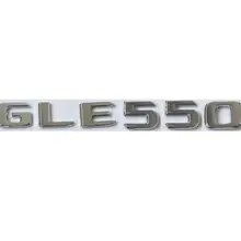 Хромированные плоские буквы номер сапоги багажник эмблемы значки для Mercedes Benz GLE550