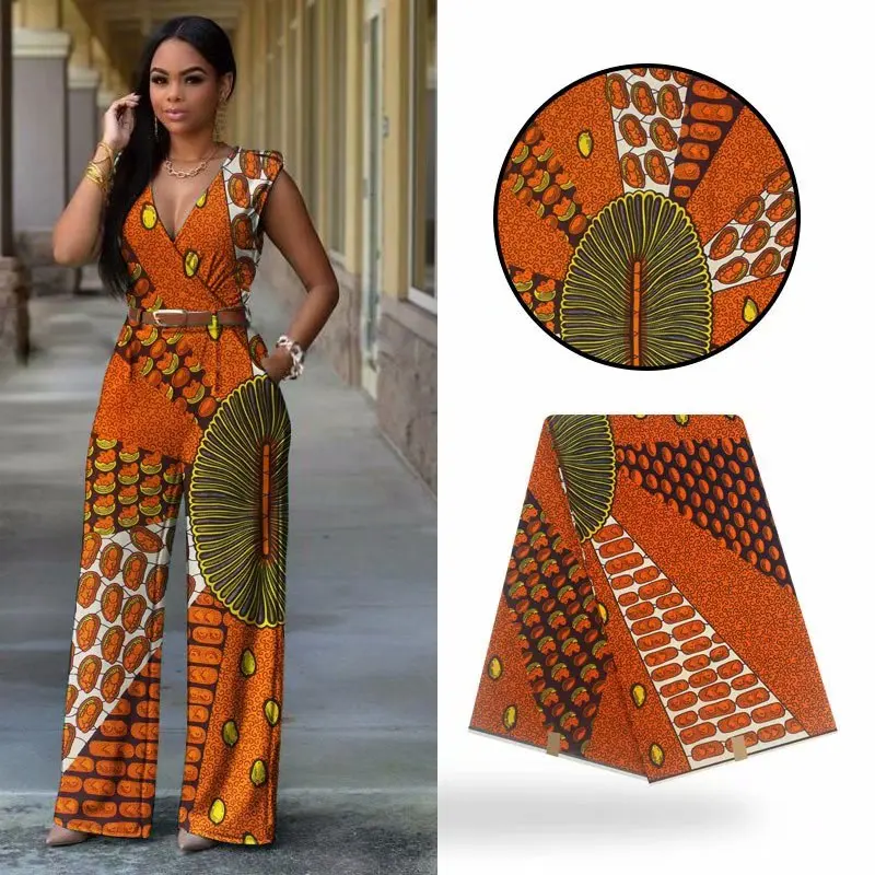 Горячая африканская ткань воск 6 ярдов pagne воск tissus африканские ткани настоящий воск швейный материал YB02