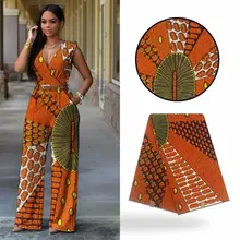 Горячая африканская ткань воск 6 ярдов pagne воск tissus африканские ткани настоящий воск швейный материал YB02