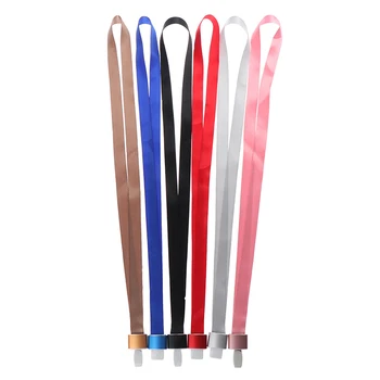 

1pc Metal Card Holder Lanyard Work Card Student ID Badge Bus Access Control Lanyard Office Company Supplies