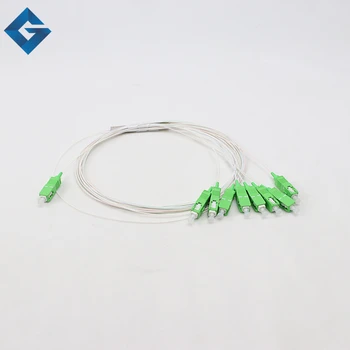 

10PCS/ SC-APC 1X8 Single Mode PLC Splitter, Steel Tube Splitter Optical Splitter / Splitter 0.9mm