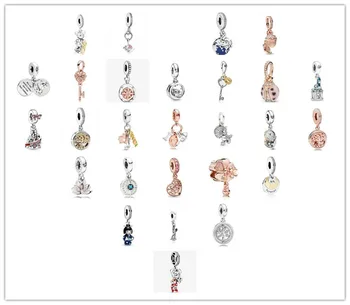 

925 Sterling Silver Bead Club 2020 Compass Dangle Charm Fit Pandora Bracelet & Necklace Diy Women Jewelry