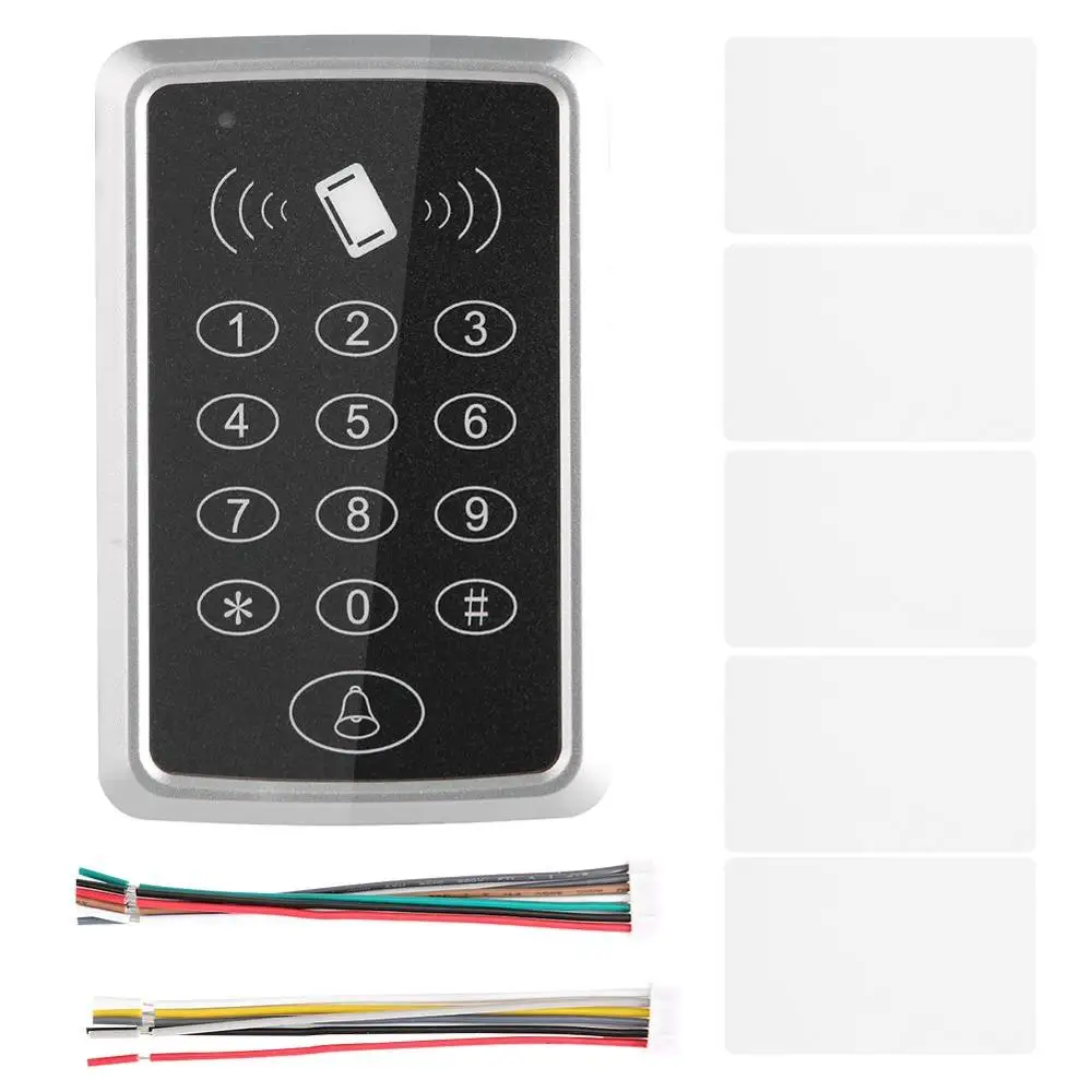 keypay-5 ID card RFID Клавиатура система контроля доступа водонепроницаемый чехол 10 шт. брелоки открывания двери для домашней системы блокировки - Цвет: keypay-5 ID card