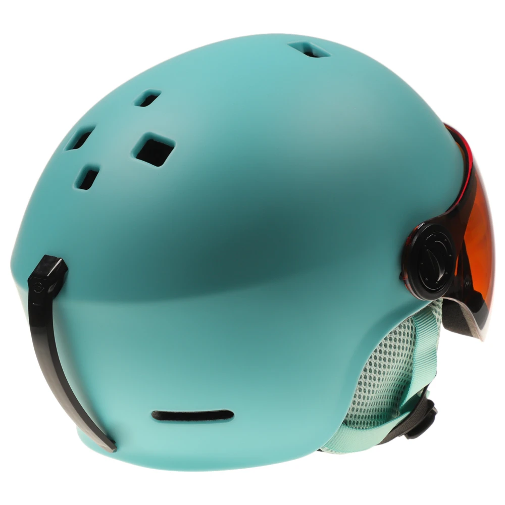 Half-covered unisex Snowboard Helmet with Earmuff Goggle Men Women Safety Skiing Helmet Professional Skiing Snow Sports Helmet