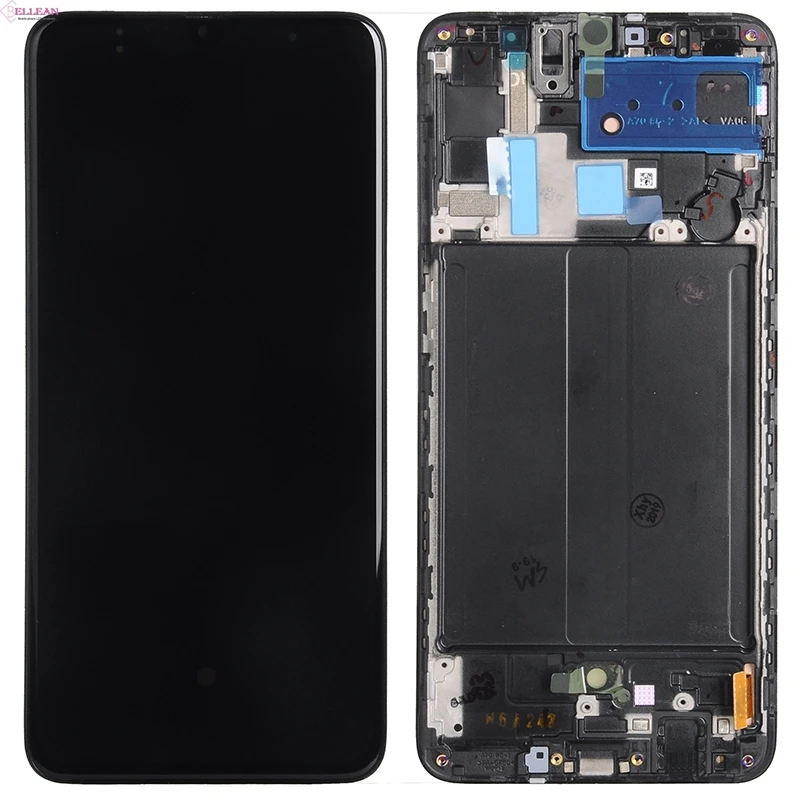 Скидка HH для samsung Galaxy A70 Lcd с кодирующий преобразователь сенсорного экрана в сборе A705 A705F SM-A705F A70 дисплей+ рамка