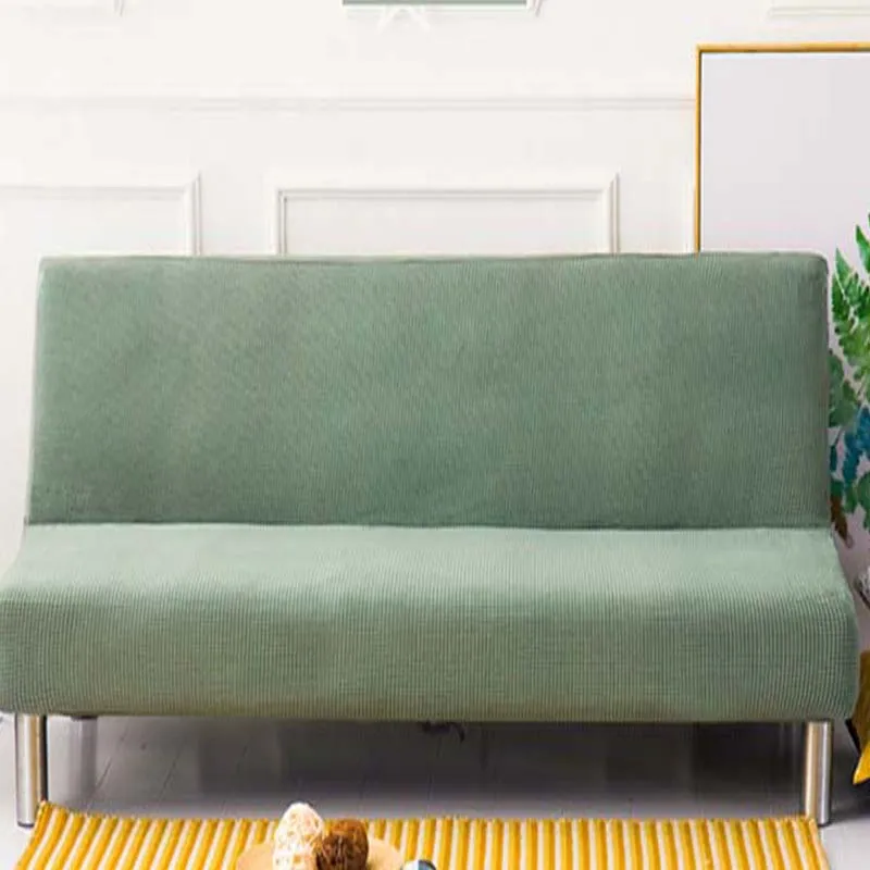 light green Эластичное диванное покрывало сплошное проскальзывание эластичное 160-190 см мебельное протектор полярный флис предотвращает питомцы кошки собаки царапины Чехлы для дивана - Цвет: light green