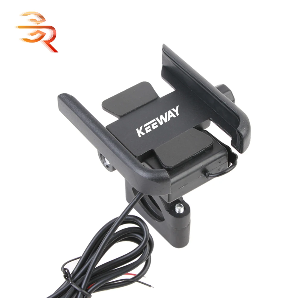 Per Keeway Hurricane 50 Vieste 300 Zahara Cityblade K-Light Rkv Rkf 125 Rks 150 Superlight 2021 Supporto Per Telefono Con Caricatore Usb