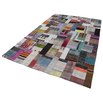 

200x300 Cm Multicolor Handmade Rugs Patchwork Rug-7x10 Ft