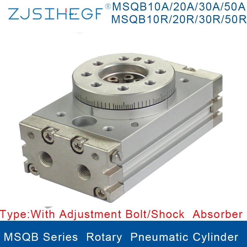 

MSQB Series MSQB10A MSQB20A MSQB30A MSQB50A MSQB10R MSQB20R MSQB30R Original Pneumatic Rotary Table Cylinder Rack&Pinion Type