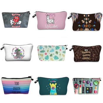 

Travel Make Up Bag Organizer Zipper Flower Cosmetic Bag Women Lady Tote Washing Toiletry Makeup Pouch Bags