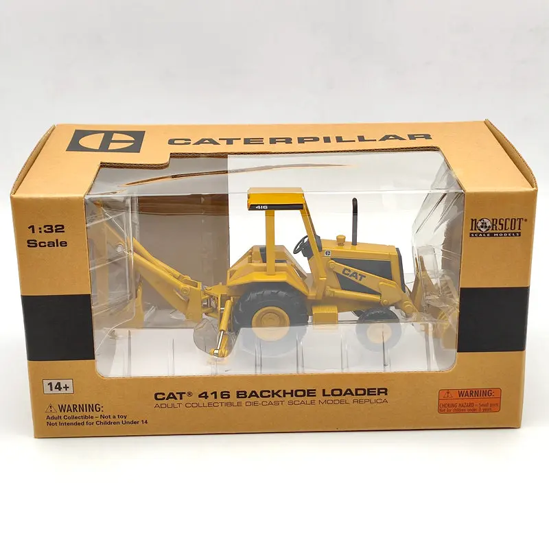 Norscot 1:32 For Caterpillar Cat 416 Backhoe Loader 55271 Diecast Models Collection Engineering vehicle Toys Car Gift