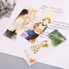 30 шт девушка закладки бумажные страницы заметки этикетки сообщения карты книга маркер школьные принадлежности канцелярские товары LX9A