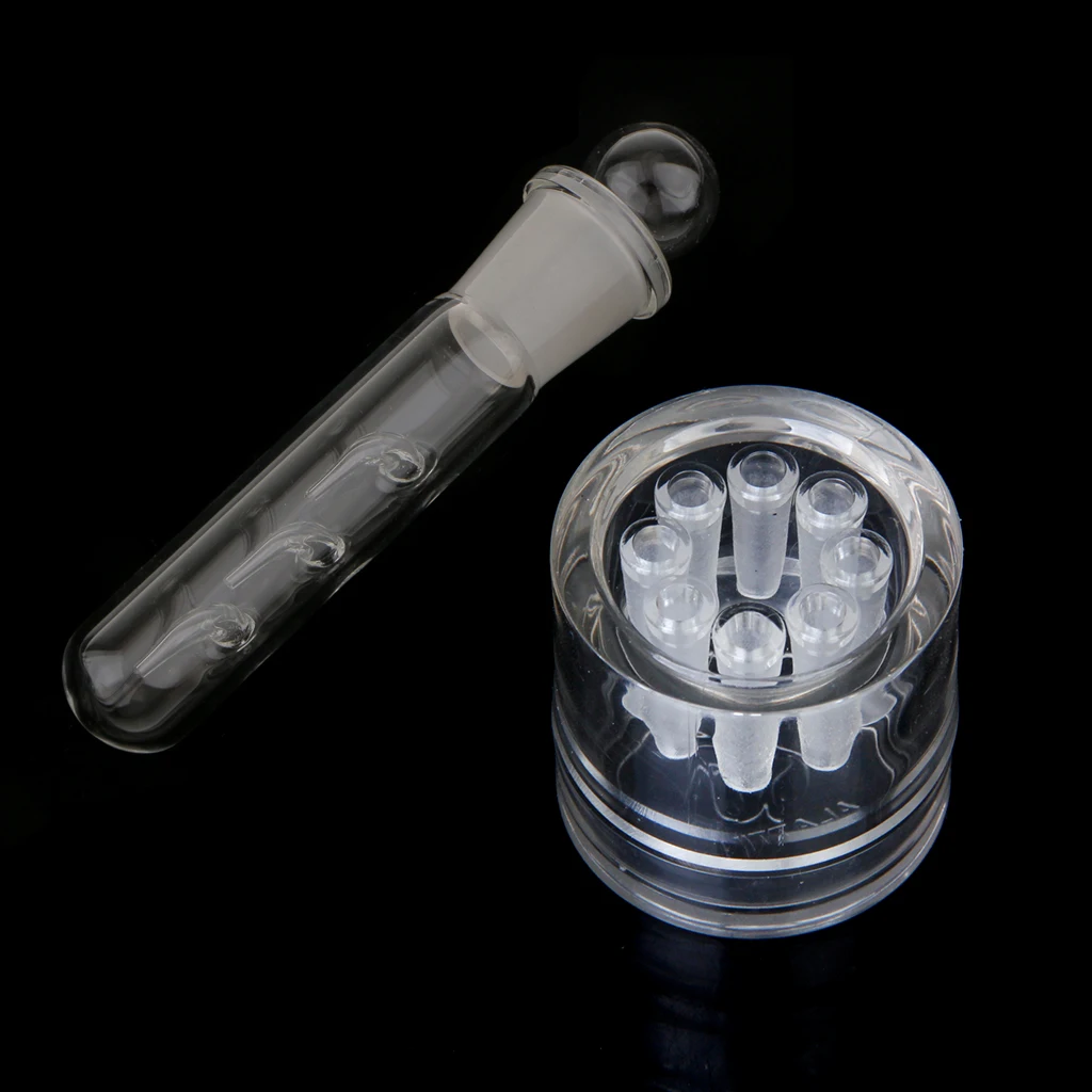 Planaria Trap Glass Worm Catch Pen Tube Trapper - Clear, Three Holes & Eight Holes