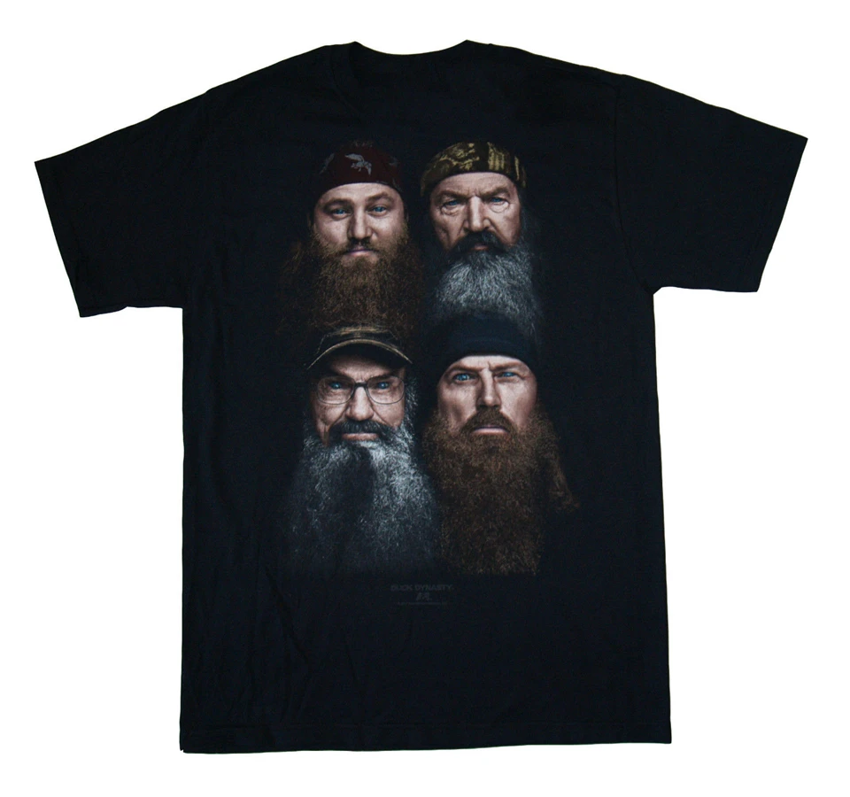 DUCK DYNASTY Faces футболка S-M-L-XL-2XL брендовая Новая мужская и женская унисекс | Мужская
