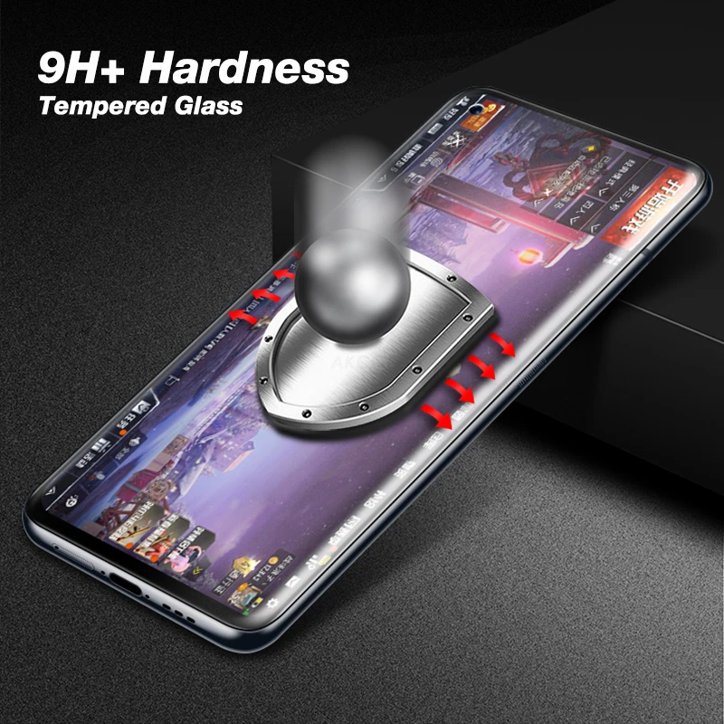 Защитное стекло Akcoo для OnePlus 8 Pro закаленное УФ с полным покрытием 7T разблокировка