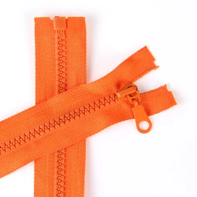 orange 5 шт. 5# молнии один ползунки открытый конец 70 см Смола молния для шитья одежды пуховик DIY молнии ремесло портной инструменты ZK557 - Цвет: orange