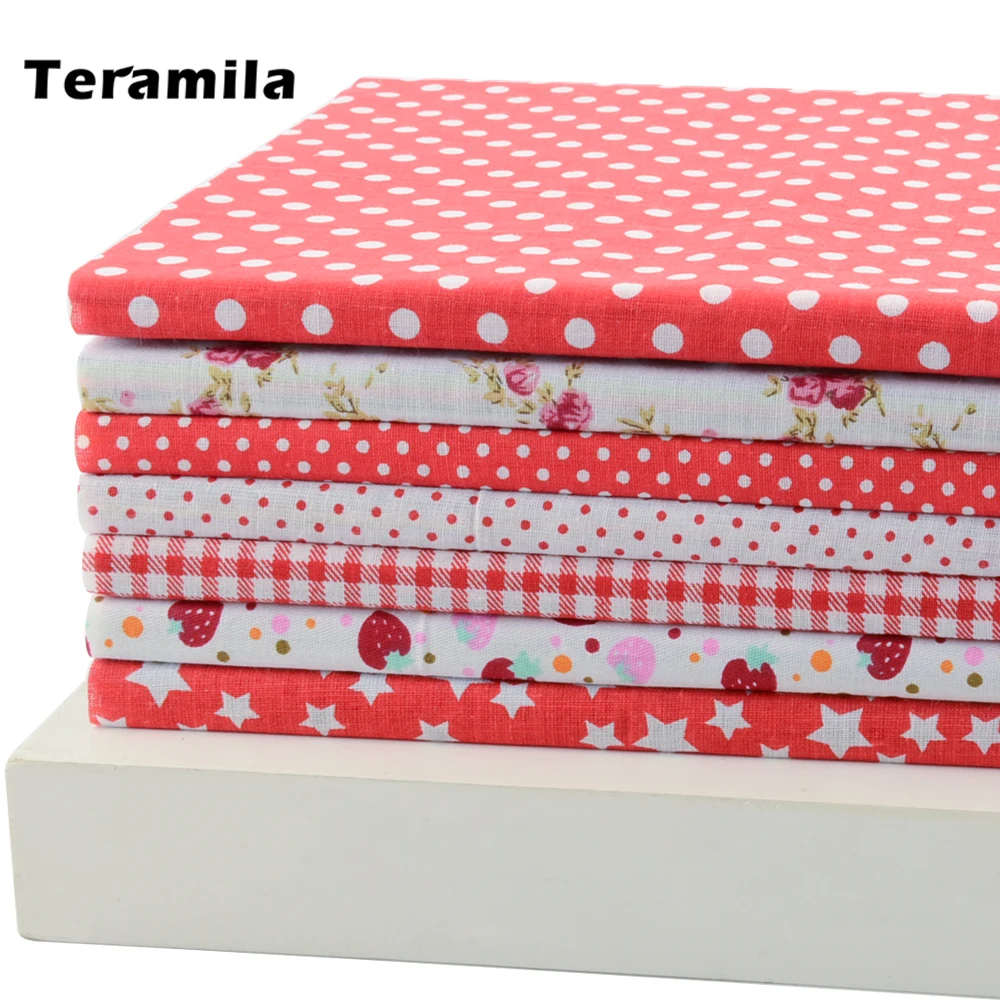 Teramila ткань из 100% хлопка 7 шт./лот|fabric leggings|sew beadfabric satchel |