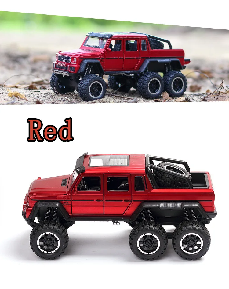 1:32 Mercedes-Benz G63 звук и легкий ремень тяга-назад автомобиль литая модель машины образец прикладного искусства украшения Коллекция игрушек инструменты