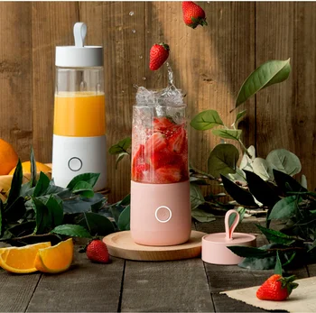 

350ML Portable Juicer Electric USB Rechargeable Smoothie Machine Mixer Mini Juice Maker Fast Food Mixer