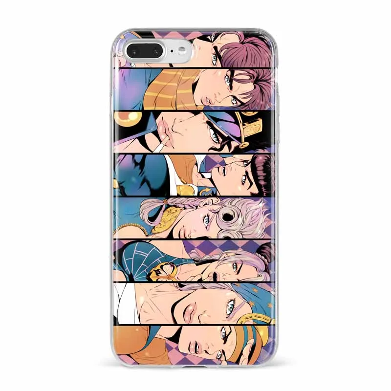 iphone 7 case JOJO’S BIZARRE ADVENTURE OVER HEAVEN JoJo Anime phone accessories Case Cover Shell For  iPhone XR MAX X 8 7 Plus 6 11 12Mini Pro iphone 7 wallet case
