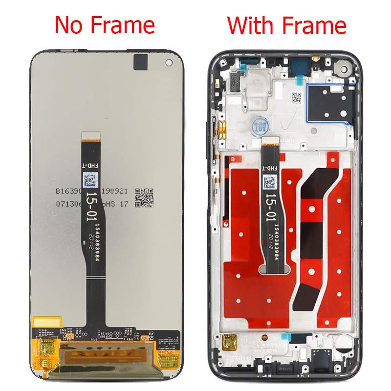 Оригинальный Nova 6 SE ЖК дисплей для Huawei P40 Lite с рамкой 4 дюйма задний сенсорным