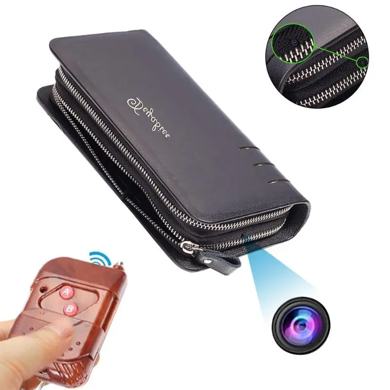 

HD Camera Wallet Handbag Secret Cam DVR Video Recorder+Remote Control