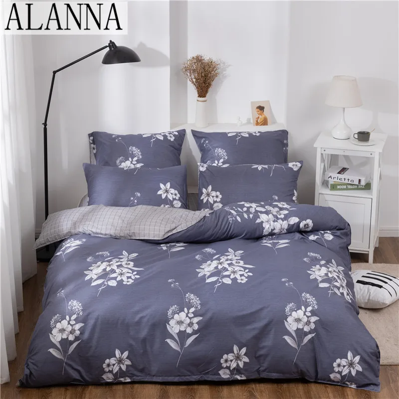 Alanna X-1018 Printed Solid bedding sets Home Bedding Set 4-7pcs High Quality Lovely Pattern with Star tree flower Alanna X-1018 Printed Solid bedding sets Home Bedding Set 4-7pcs High Quality Lovely Pattern with Star tree flower