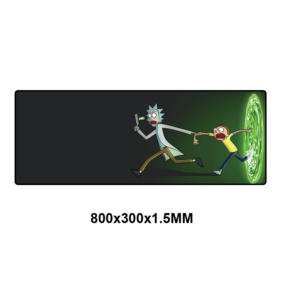 RKYMD-016-80x30 900x400 мм коврик для мыши Рик и Морти HD узор офисный стол коврик мышь аниме клавиатура компьютер большой XXL игровые коврики для csgo коврик для мыши - Цвет: RKYMD-016-80x30
